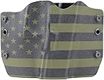 GREEN & BLACK USA FLAG KYDEX OWB HOLSTERS