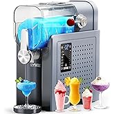 SYINTAO Slushie &amp; Soft Serve Ice Cream Machine for home, No Ice Needed | Led Display, 6 Presets For Slushies, Frozen Cocktails,Milkshake And Soft Serve, 61 Fl Oz Max Fill, Auto Clean And Delay Timer