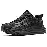 Men's Orthopedic Trail Running Shoes: Comfortable Casual Arch Support Plantar Fasciitis Workout Walking Shoes, Orthotic Flat Feet Hiking Sport Gym Cross Training Sneakers for Foot and Heel Pain Relief