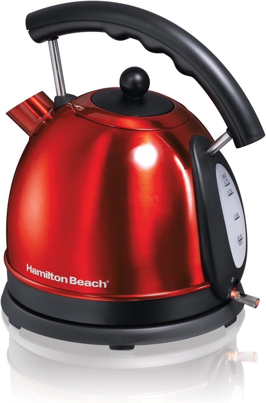 Hamilton Beach 1.7L Stainless Steel Electric Kettle 40894 (Renewed)