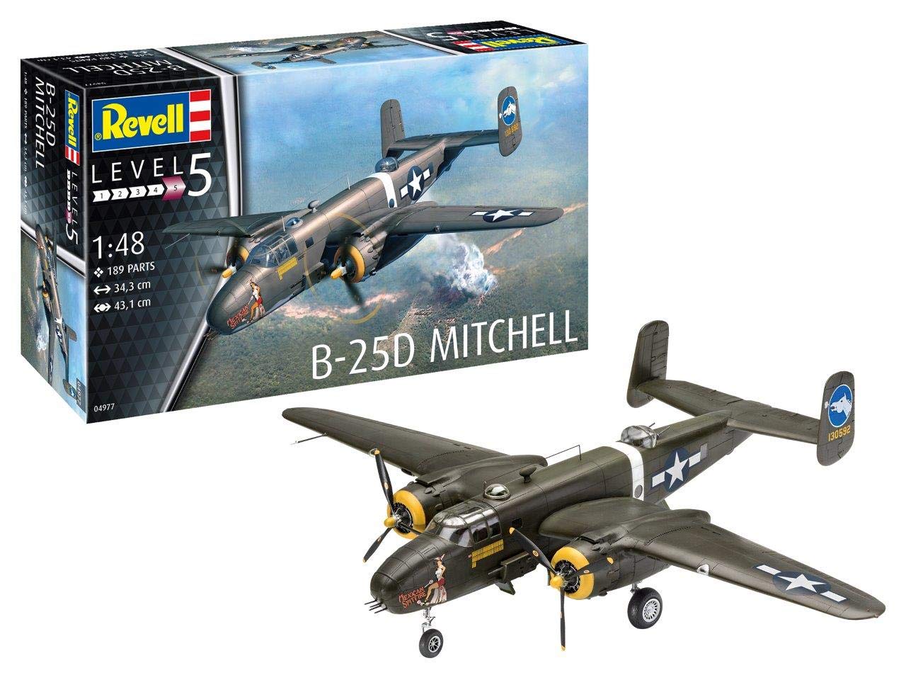 Revell 04977 B-25C/D Mitchell Plastic Model kit, 1:48