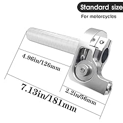 Motorcycle Throttle Grip 7/8" 22mm CNC Aluminum