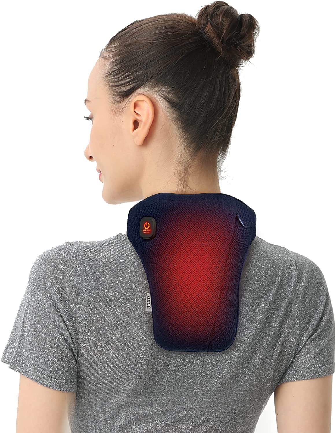 uncn Electric Neck Heat Pad Cordless Rechargeable Neck Warmer for Neck Pain Relief with Washable Cover
