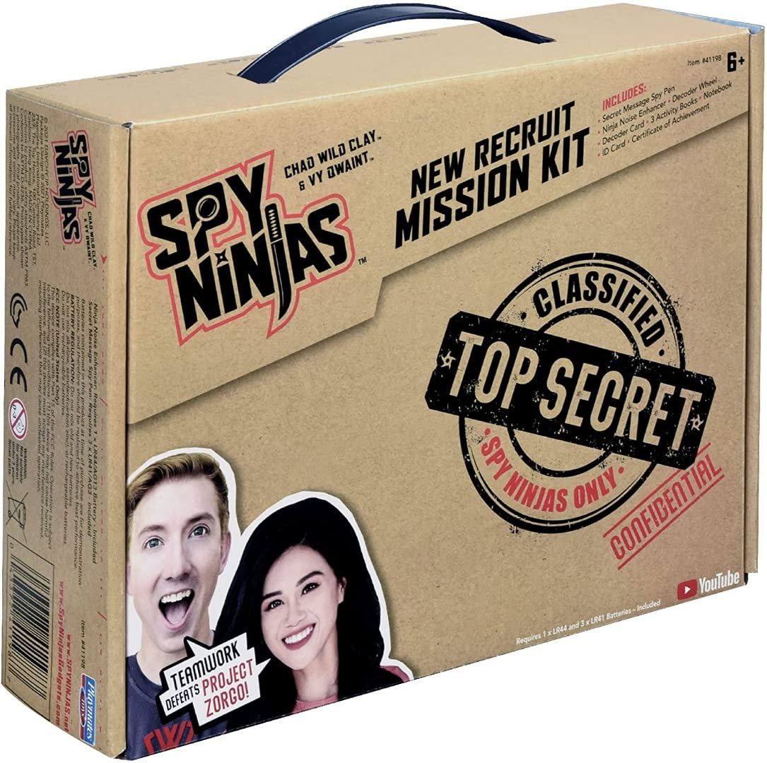 Character Uk Spy Ninjas Recruiter Kit - From Vy Qwaint And Chad Wild Clay