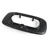 Ferding Rear Textured Tailgate Handle Bezel Trim with Backup Camera Hole Compatible with 1999-2006 Chevrolet Silverado, GMC Sierra 1500 2500 3500 Replaces 15228539 15228541