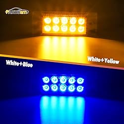 Partsam 2Pcs 6 Inch LED Marker Light Rectangle 10