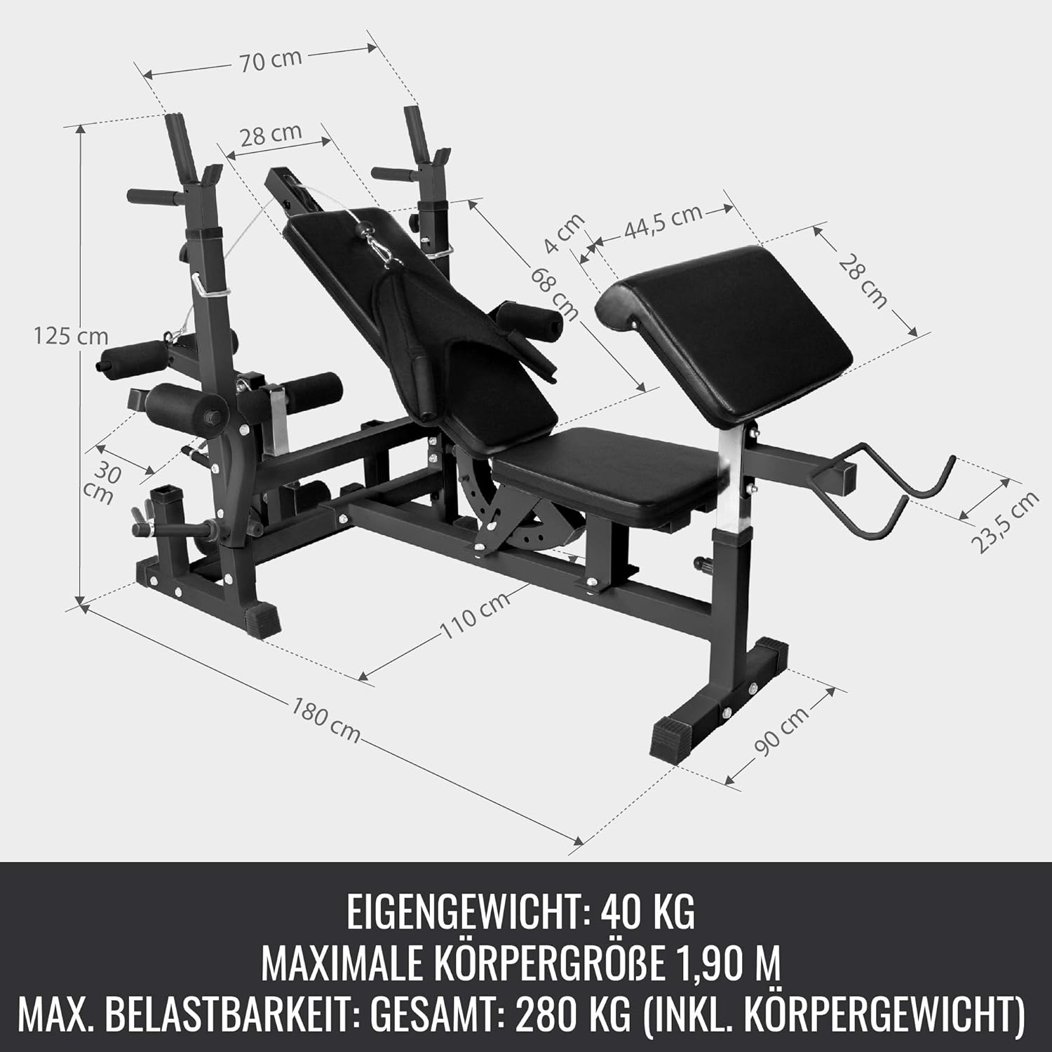 gorilla sports flat bench