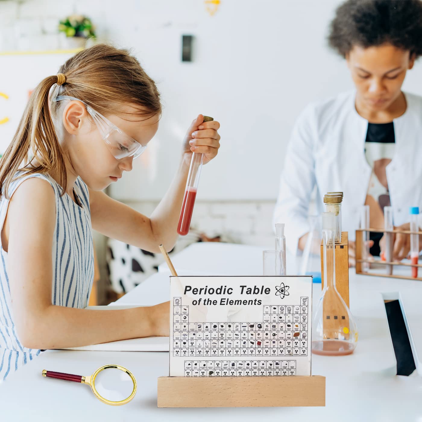 Mua SETHVILL Periodic Table with 83 Real Elements Inside, Acrylic ...