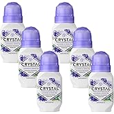 Crystal Mineral Deodorant Roll-On, Lavender & White Tea 2.25 oz (Pack of 6)