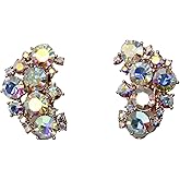 Faship Gorgeous Clip Ons Floral Earrings