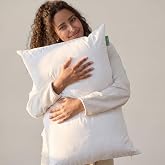 Avocado Organic Cotton Pillow &mdash; Adjustable Loft with Removable Latex &amp; Kapok Fill, Medium Firm, Customizable, Standard Size Bed Pillow for Back, Side &amp; Stomach Sleepers, GOTS and GOLS Certified