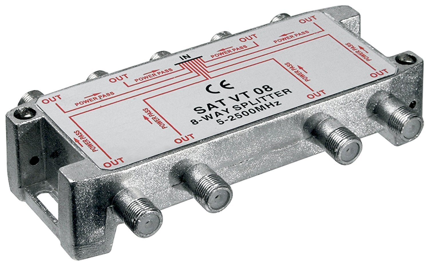 Goobay 67005 SAT-Splitter, 8-Way