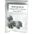 Bussmann GMA-4A 4 Amp Fast Acting Glass Fuses - 125V, 5mm X 20mm (5-Pack)