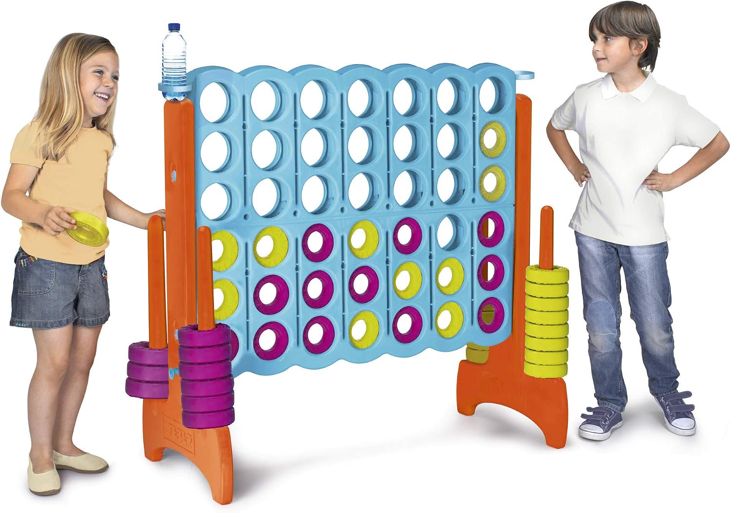 FEBER- Giant mega 4 in a line, for outdoor and indoor (Famosa 800012910) Multicoloured - Image 4