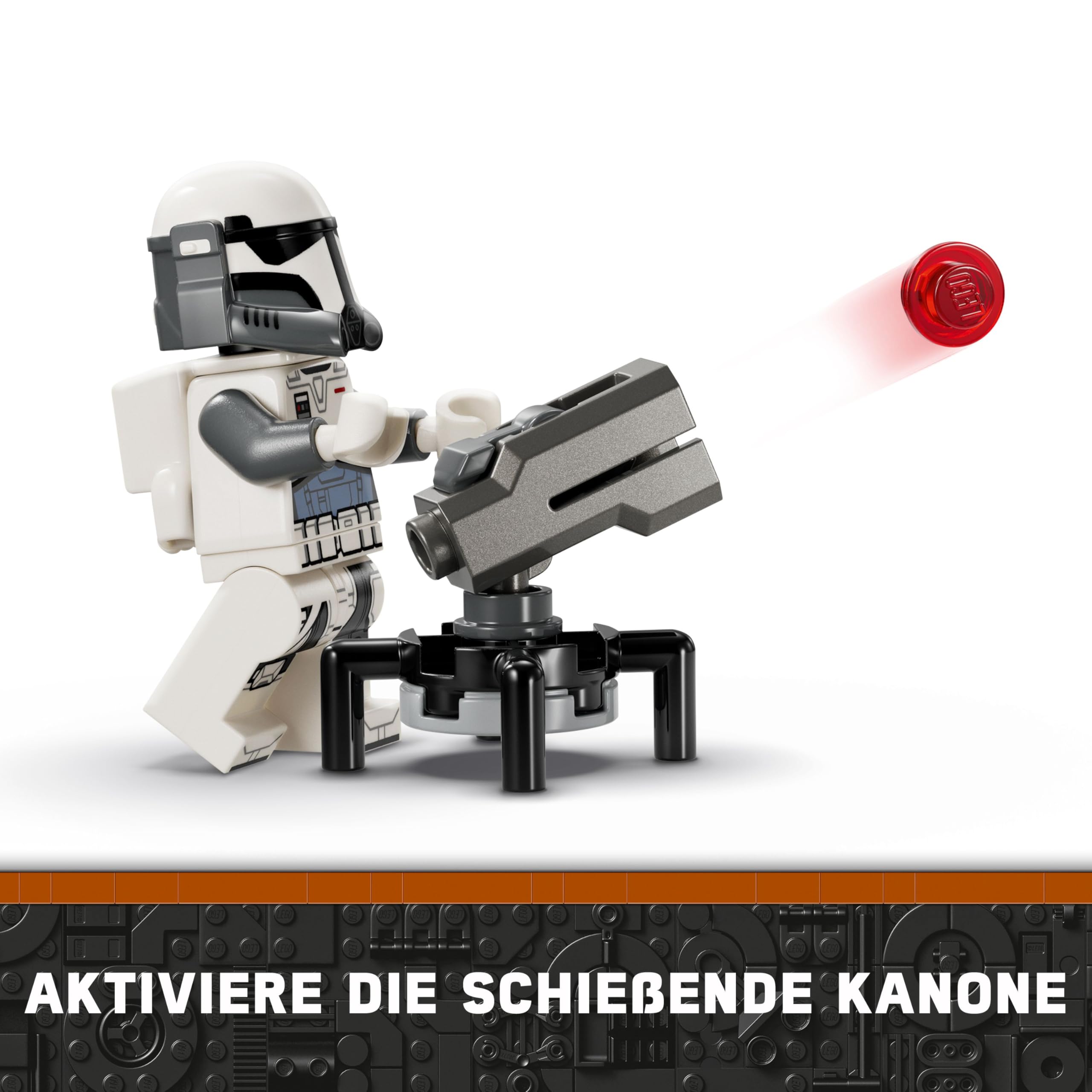LEGO Star Wars: The Mandalorian Hinterhalt auf Mandalore Battle Pack, Abenteuer-Bauspielzeug für Kinder, Action-Spielset zum Sammeln, Geschenkidee für Jungen und Mädchen 75373 6