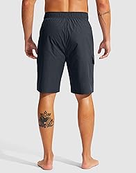 Men's Swim Trunks No Liner 9" Board Shorts Quick
