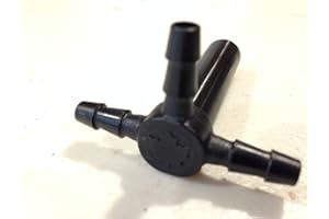 Liberty Supply Maple Sap Tubing Tee Fittings, 3/16" barbed T (10 Pack)