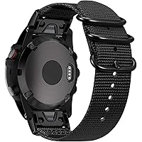Amazon.com: For Garmin Fenix 5 Band, Fintie Soft Woven Nylon Sport