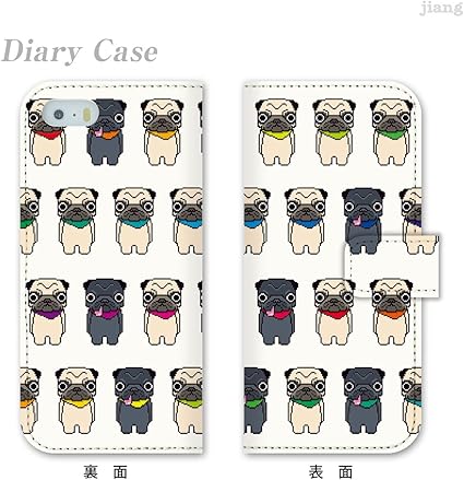 Amazon Iphone6 4 7inch ダイアリーケース 手帳型 ケース カバー スマホケース ジアン Jiang イラストかわいい けいすけ パグ 86 Ip6 Ds0002 ケース カバー 通販