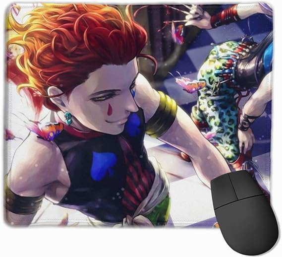 Amazon Com Gaming Mouse Pad With Smooth Tracking Surface Extended Modern Mouse Mat Suit For Maximum Control Hisoka Morow Illumi Zoldyck Anime Hxh Fan Art Mousepad For Gamer Travel Office Products