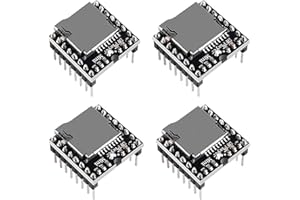 Hutomwua Mini MP3 Player Module Compatible with R3 for Voice Module Support TF Card and U Disk IO/Serial Port/AD for arduino 