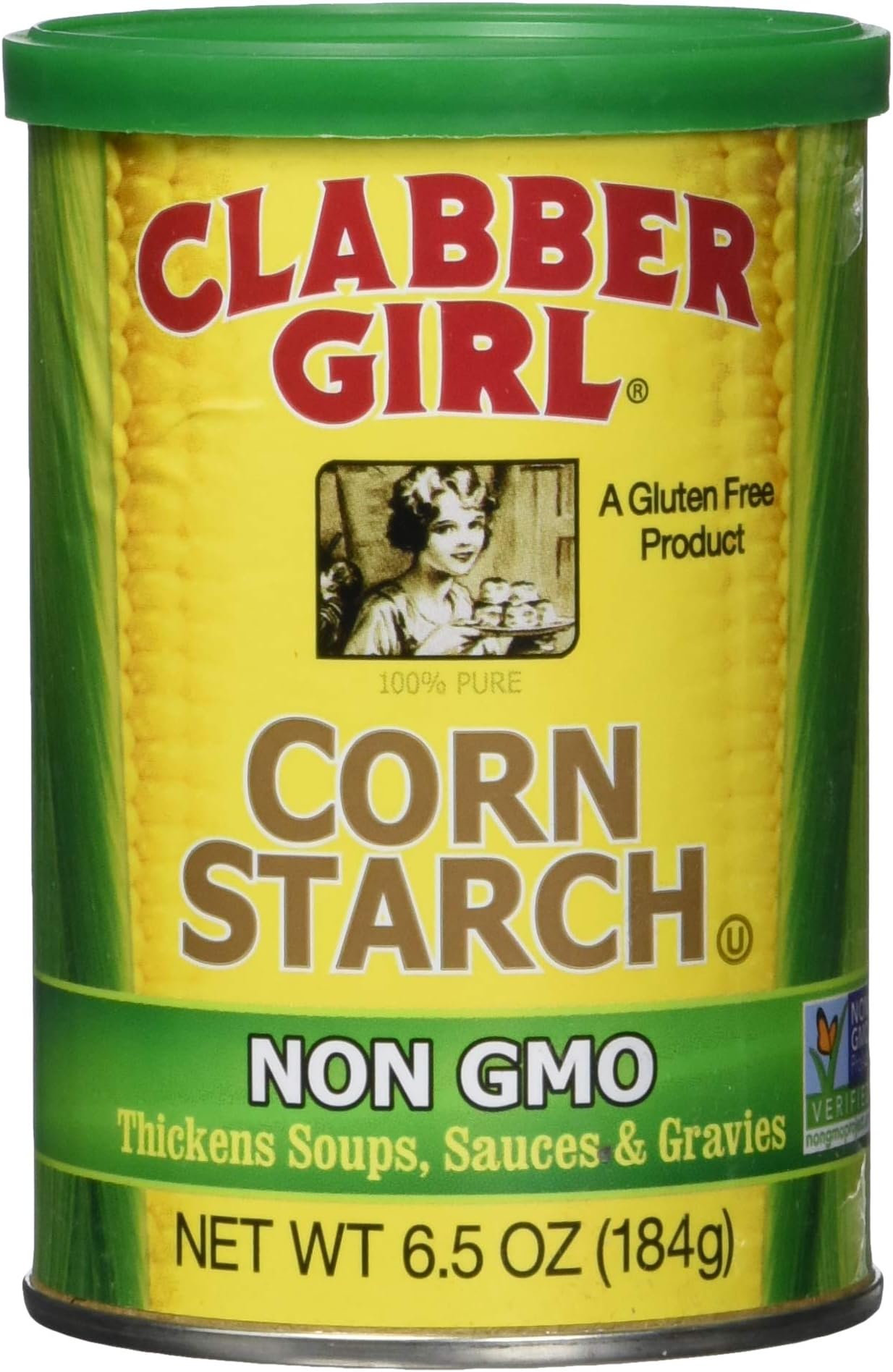 Clabber Girl Non-Gmo Corn Starch, 6.5 Ounce