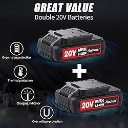 AVID POWER Cordless Drill Set 20V Power