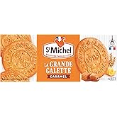 St Michel La Grande Galette Butter Cookies, Caramel, 5.29 Ounce