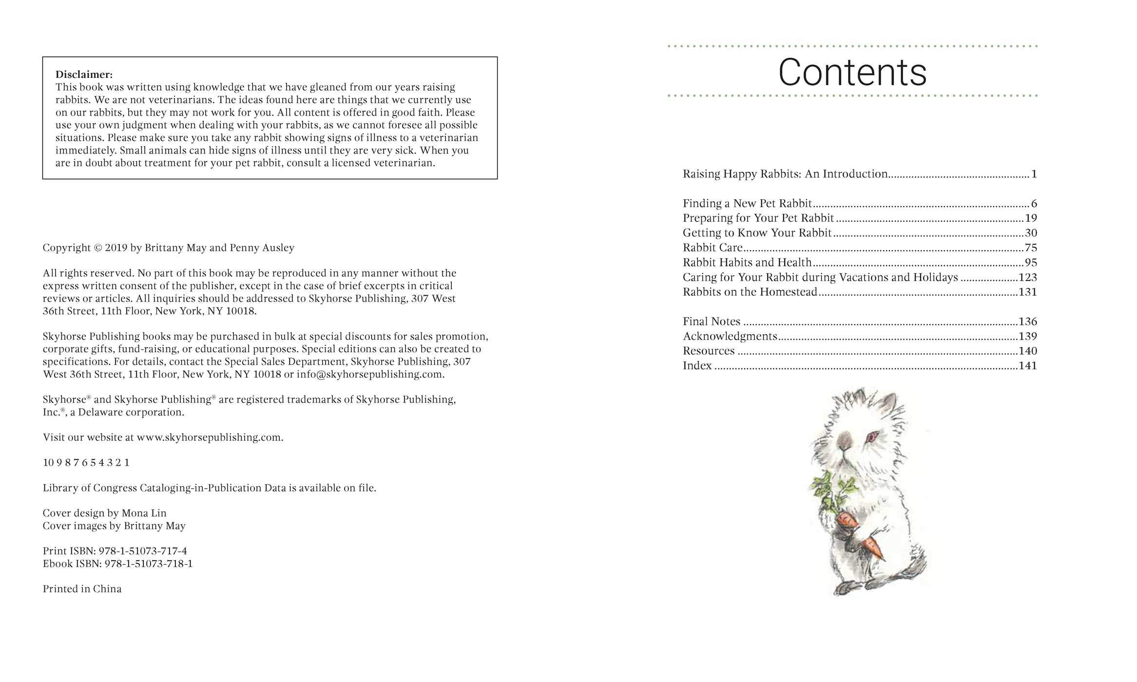Raising Happy Rabbits: Housing, Feeding, and Care Instructions for Your Rabbit's First Year