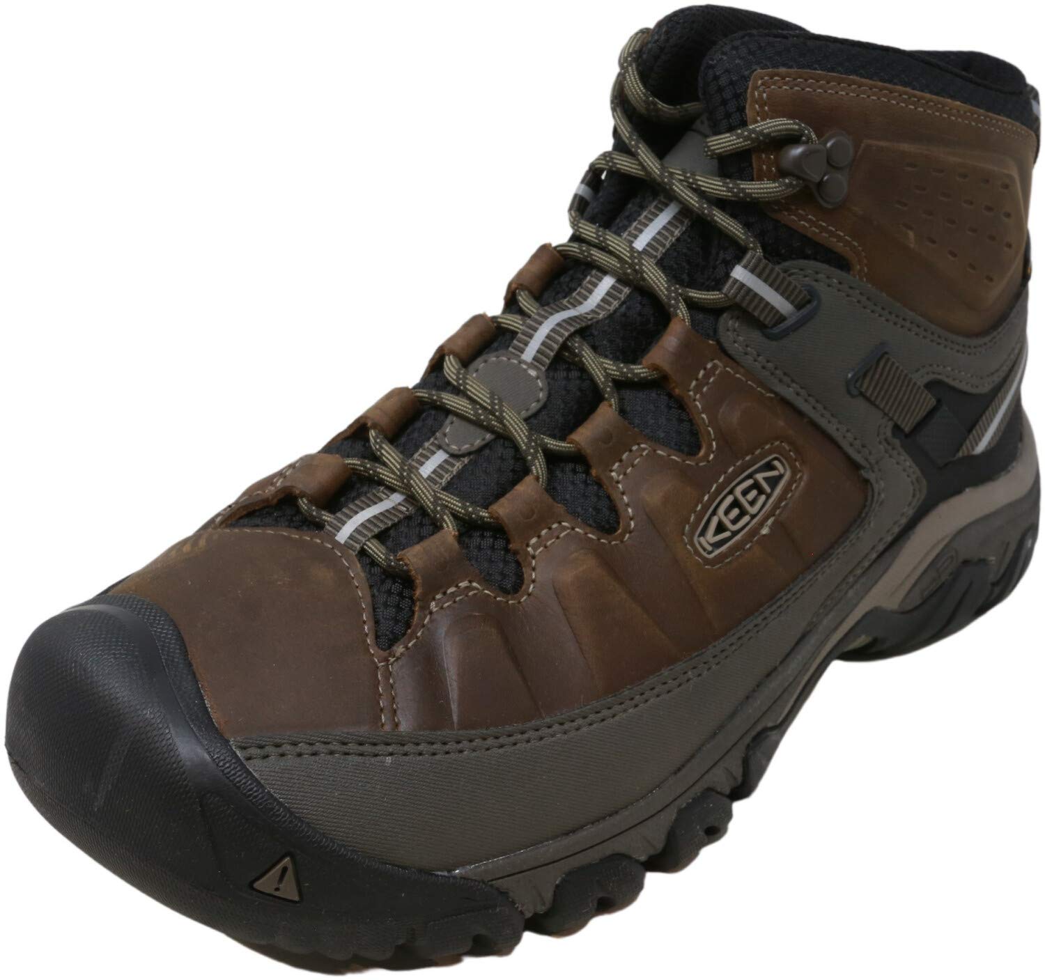 KEENMen's Targhee 3 Mid Waterproof Hiking BootsLeather Working Group