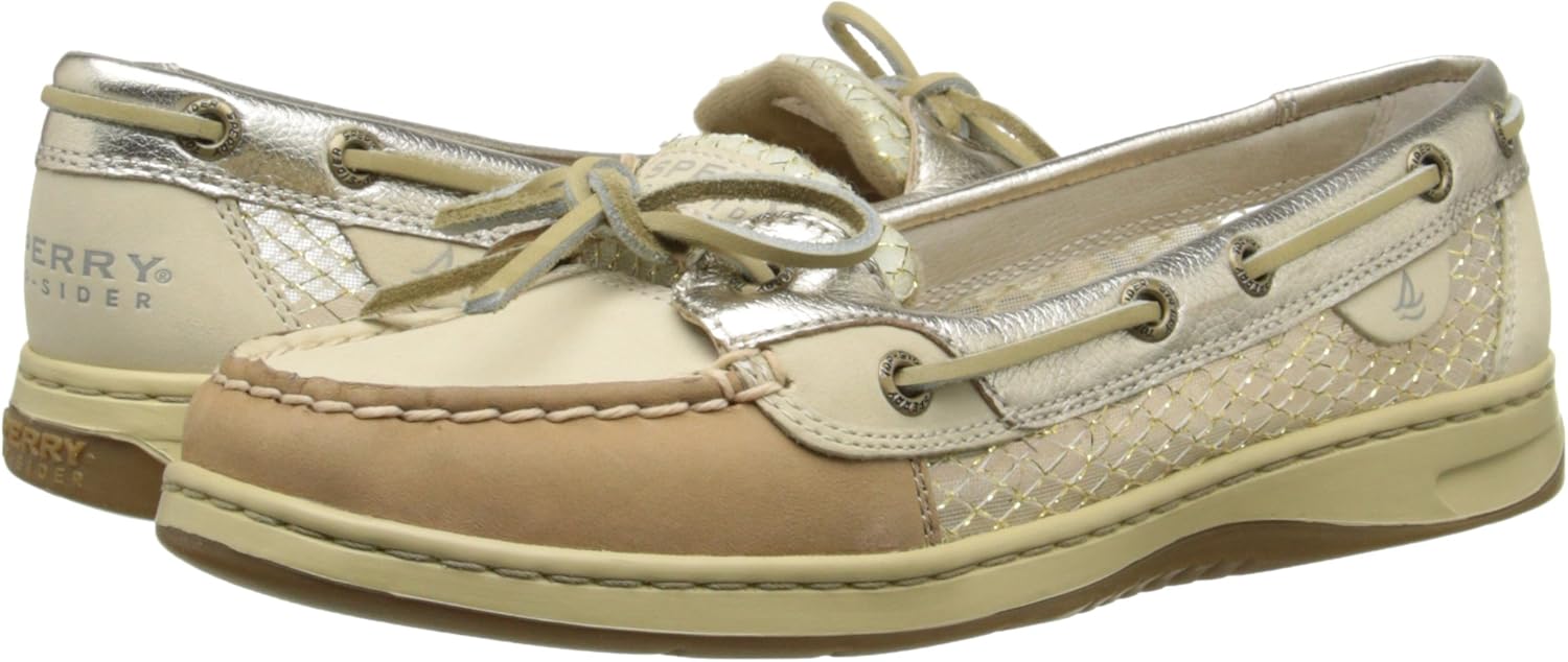 women's angelfish metallic boat shoe