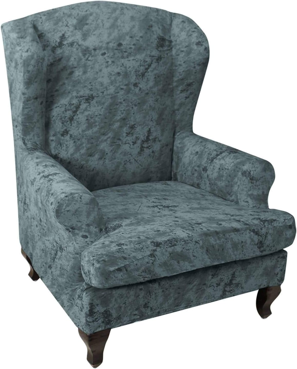 HUNOL Funda Silla ala Elástica, 2 Plaza Impresión Funda De Sillón