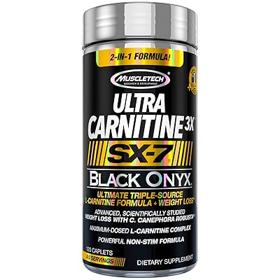 MuscleTech Sx-7 Black Onyx Ultra Carnitine 3X, 120 Jamaica | Ubuy