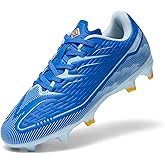 DREAM PAIRS Kids Multi Ground Soccer Cleats with High-Speed Anti-Twist TPU Plate Athletic Football Shoes for Little/Big Kids
