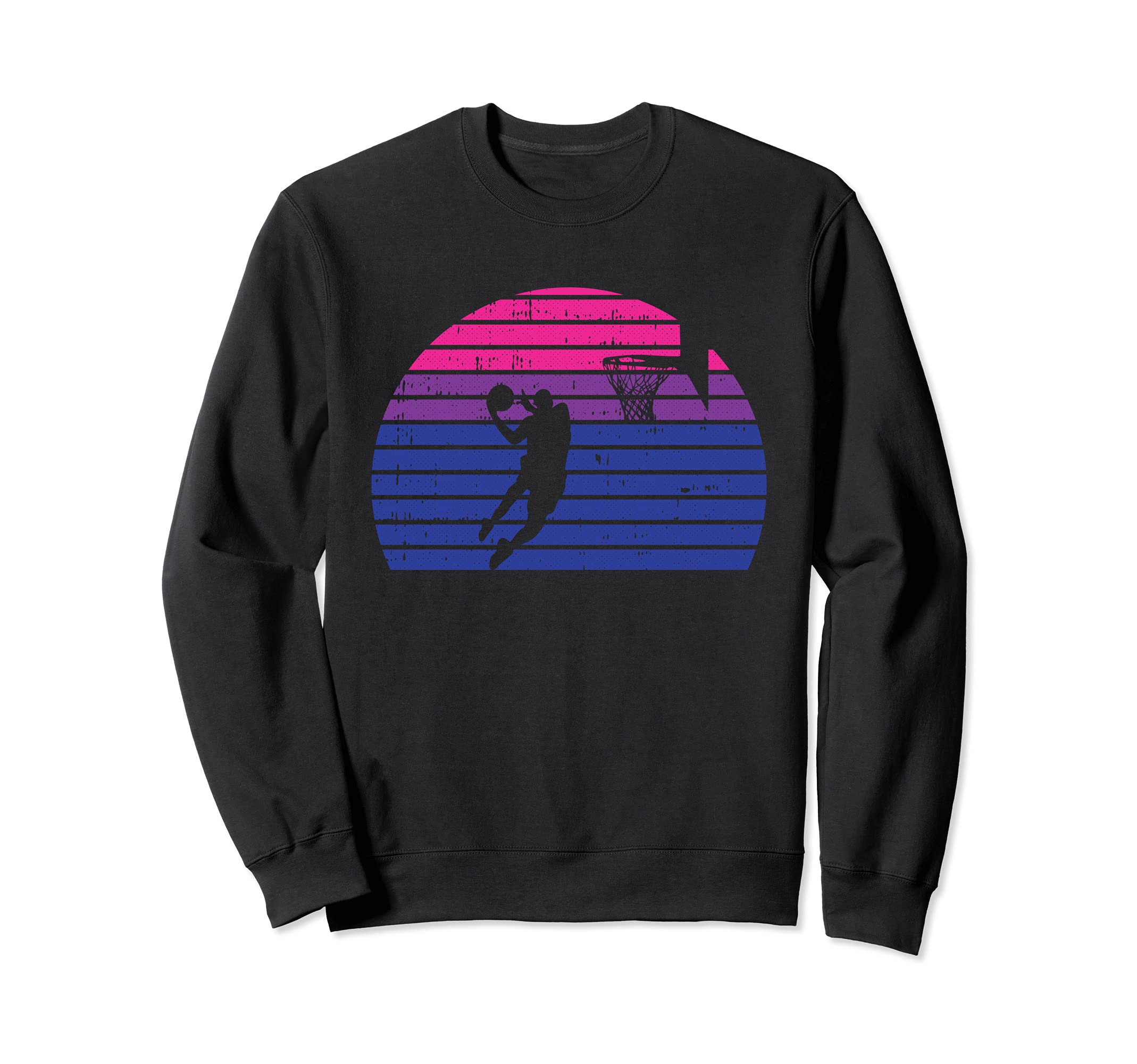 Basketball Player LGBT-Q Retro Bisexual Pride Sport Fan Sweatshirt