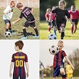 Personalised Football Kits for Kids Adults Name Number Shirt Shorts Socks Set view 4