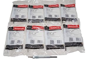 8 PC Motorcraft ZD-11 F4TZ-12A342-BA Glow Plugs 1995-2003 Ford 7.3 Liter