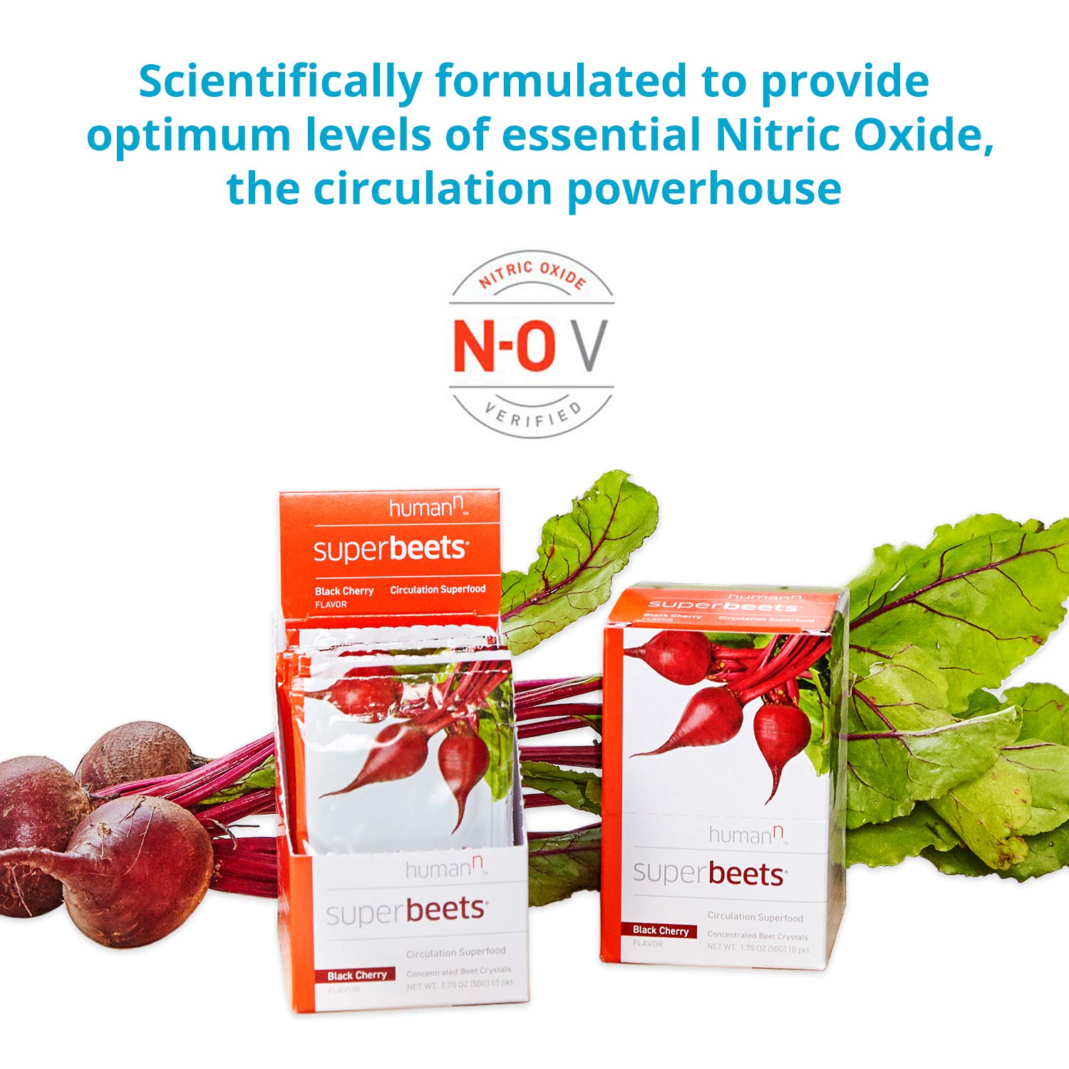 HumanN SuperBeets Circulation Superfood Concentrated Beet Powder Nitric