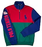 MEN'S POLO COLORBLOCK BIG PONY DOUBLE KNIT FLEECE