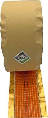 CCA Carpet Heat Seam Joining Tape Gold Foil Backed 20mtr 100mm Adhesive Hot Melt view 4