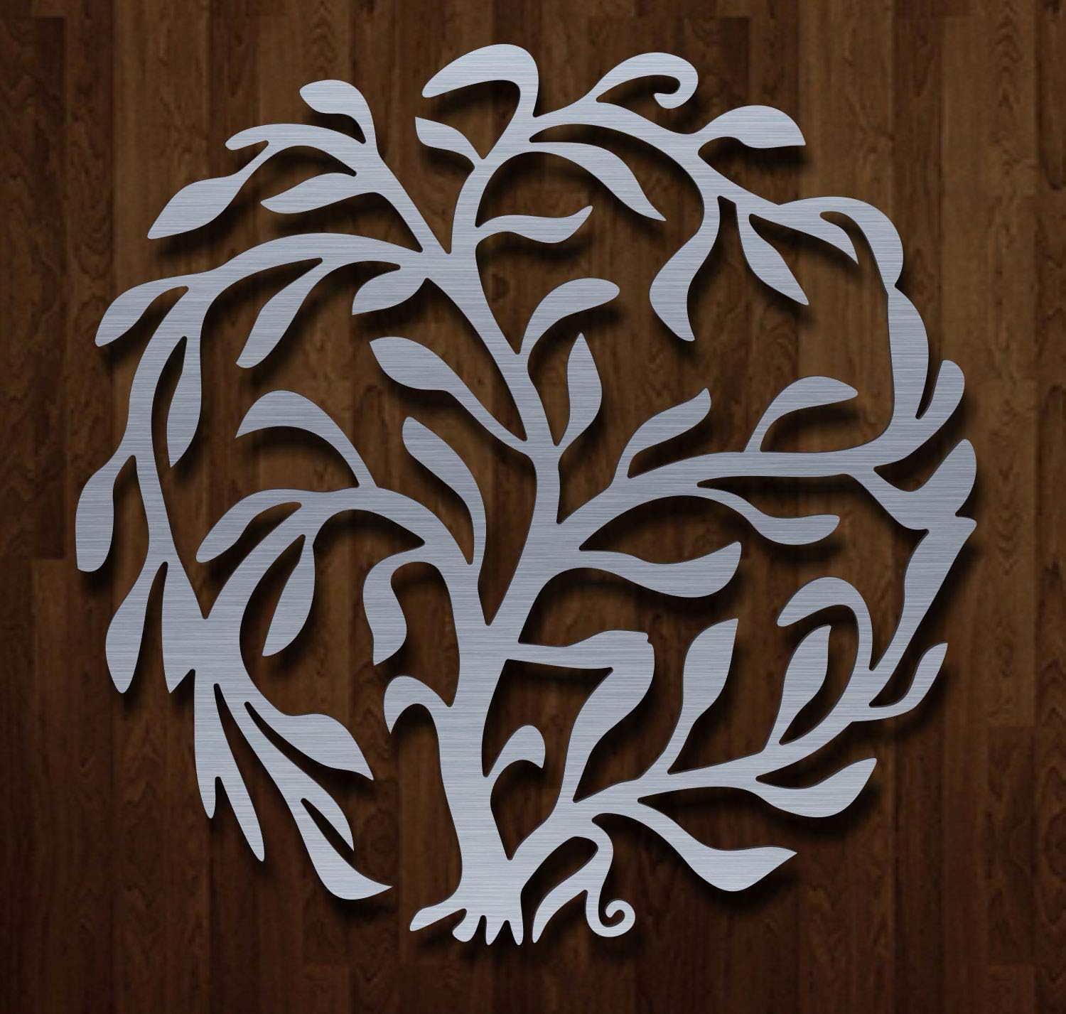 Metal Tree Wall Art - Metal Wall Decoration -Stainless Steel - Home