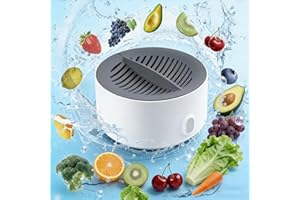 Vegetable Cleaner & Home Fruit Wash - Advanced Electrolysis Purifier for Produce, Seafood & More, 3-Minute Deep Clean Without