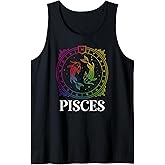 Pisces Zodiac Sign Pisces Birthday Pisces Astrology Tank Top