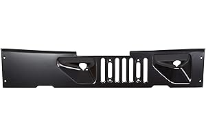 ECOTRIC Cowl Panel Windshield Wiper Cover Grille Compatible with 2007-2018 JK Wrangler Replace for 55395321AC 55395321AA 55395321AB
