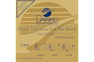 Thank You Jesus For The Blood [Accompaniment/Performance Track]