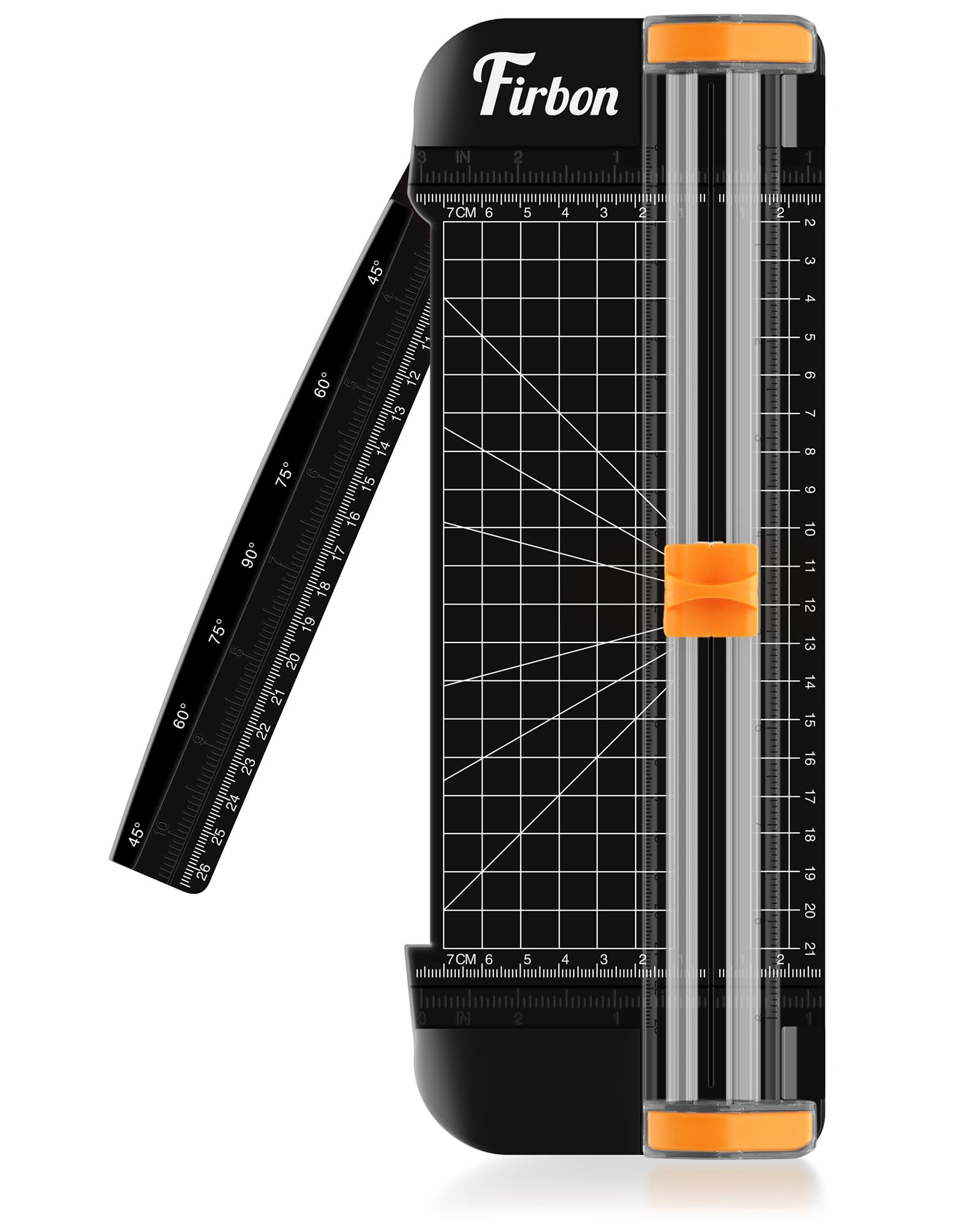 Photo 1 of Firbon Black A5 Paper Cutter, Straight Small Paper Trimmer with Side Ruler for Scrapbooking Craft, Paper, Coupon, Label, Cardstock
