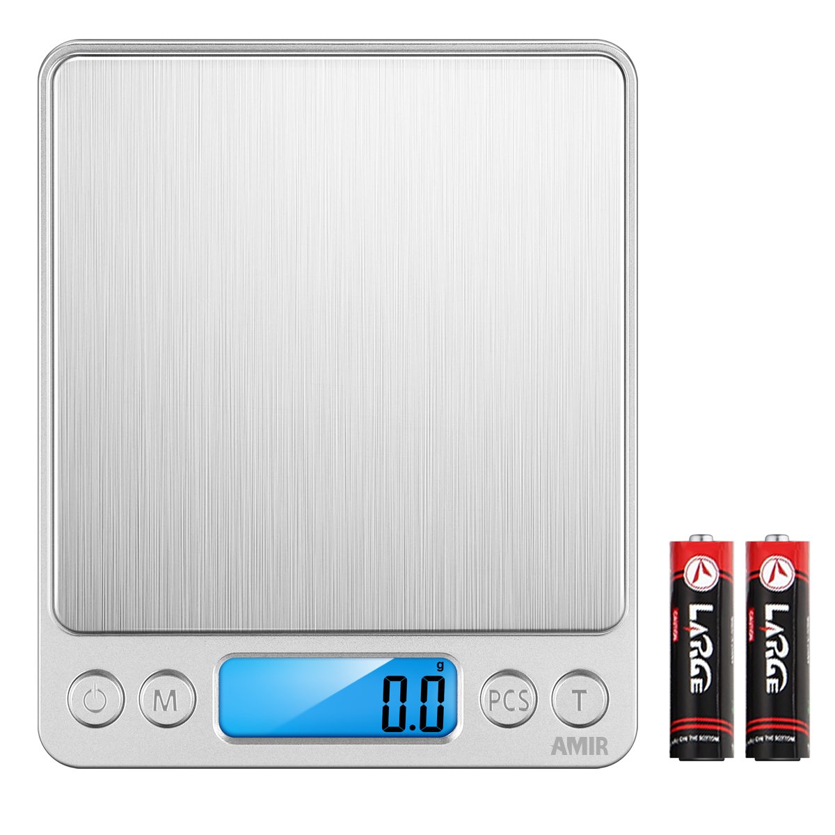 AMIR Digital Kitchen Scale, 3000g 0.01oz/ 0.1g Pocket Cooking Scale