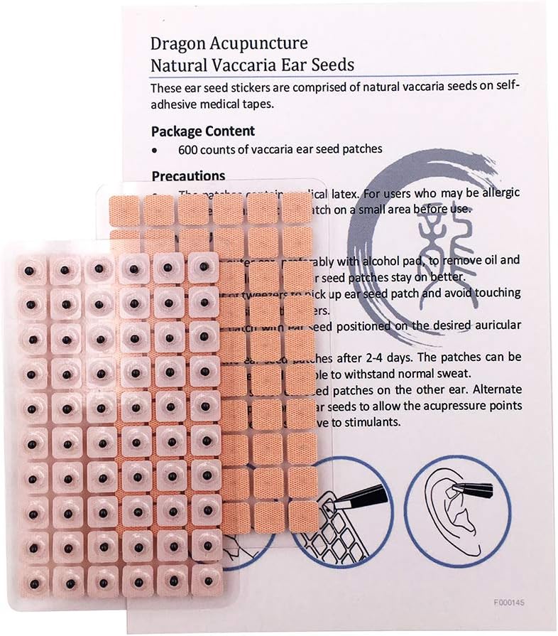 Dragon Acupuncture Ear Seeds 600 Counts Refill Pack, 300 Count (Pack of 1) - Image 3