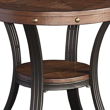 Amazon Com Powell Furniture Franklin Side Table Small Multicolor Furniture Decor