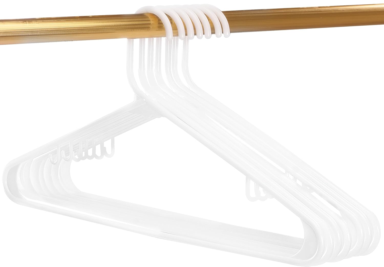 White Plastic Hangers Durable Slim Stylish New in Pack of 30 & 150